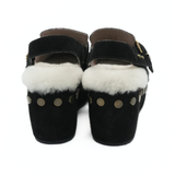 Mou Studded Platform Clogs - Women's 37