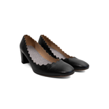 Chloe 'Lauren' Scalloped Pumps - Women's 37.5
