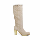 Gucci Suede Monogram Boots - Women's 11