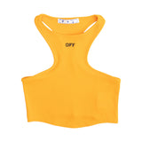 Off-White Cropped Logo Tank - Women's 44