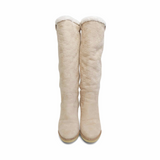 Gucci Suede Monogram Boots - Women's 11