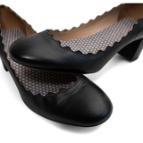 Chloe 'Lauren' Scalloped Pumps - Women's 37.5