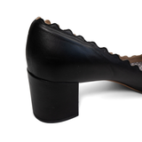 Chloe 'Lauren' Scalloped Pumps - Women's 37.5