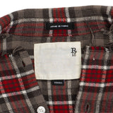 R13 'Frayed' Checkered Blouse - Women's XS