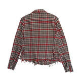 R13 'Frayed' Checkered Blouse - Women's XS