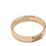 Hermes Rose Gold 'Ever Herakles Wedding Band' - 49