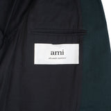 Ami Green Wool Coat - Men's 38