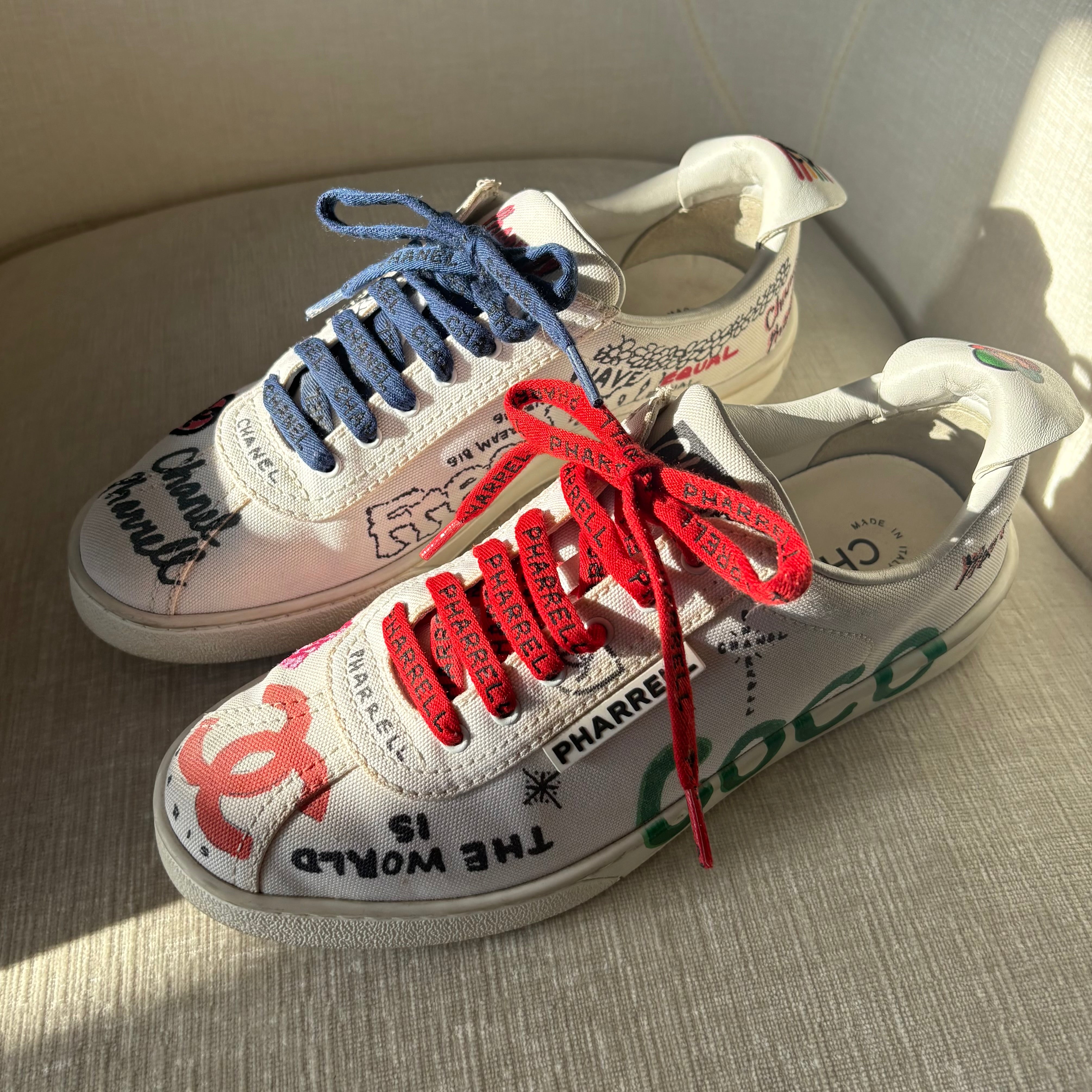 Chanel x Pharell Sneakers - Women's 38 – Fashionably Yours