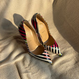 Christian Louboutin 'So Kate Cinestripes' Heels - Women's 40