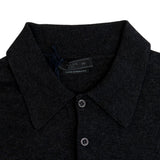 Prada Long Sleeve Virgin Wool Polo - Men's 44