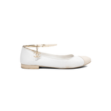 Chanel Pearl Strap Flats - Women's 38