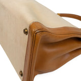 Hermes 'Toile Kelly Retourne 35' Handbag