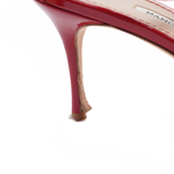 Manolo Blahnik Patent Sandals - Women's 38.5