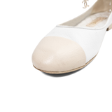 Chanel Pearl Strap Flats - Women's 38