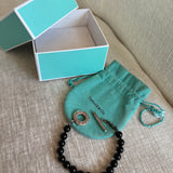 Tiffany & Co. Onyx Beaded Bracelet