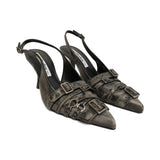 Acne Buckle Detail Slingbacks - Women's 38