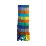 Acne Studios Multicolour Check Mohair Scarf