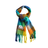 Acne Studios Multicolour Check Mohair Scarf