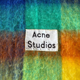 Acne Studios Multicolour Check Mohair Scarf