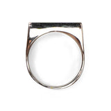 Acne Studios 'Face Logo' Enamel Ring