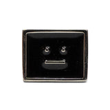 Acne Studios 'Face Logo' Enamel Ring
