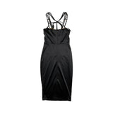 Agent Provacateur Black Satin Dress - Women's 2