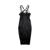 Agent Provacateur Black Satin Dress - Women's 2