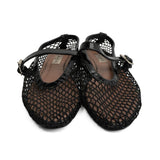 Alaia Fishnet Ballet Flats - Women's 38