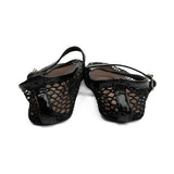 Alaia Fishnet Ballet Flats - Women's 38