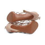 Alaia Knotted Leather Cage Sandals - Women's 38.5