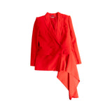 Alexander McQueen Red Blazer - Women's 44