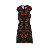 McQ by McQueen 'Butterfly' Fitted Dress - Women's XS