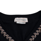 Alexander McQueen Beaded V-Neck Sweater - Women's L