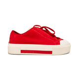 Alexander McQueen Velvet Platform Sneakers - Women's 36