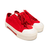 Alexander McQueen Velvet Platform Sneakers - Women's 36