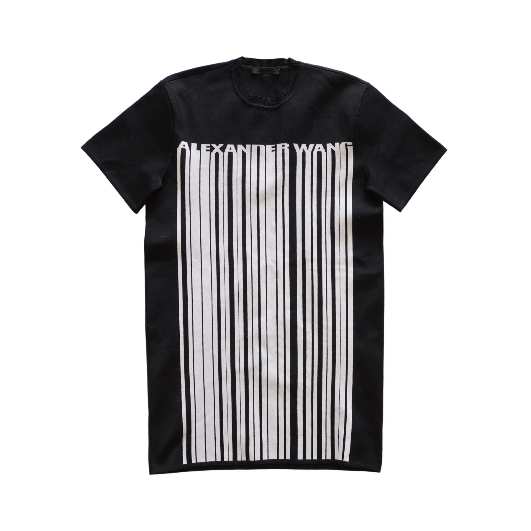 Alexander Wang Black Barcode buy Logo T-shirt