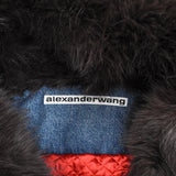 Alexander Wang Cropped Fur Trimmed Jacket - Women's S