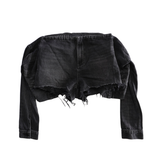 Alexander Wang Denim Jacket Shorts - Women's 29