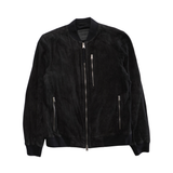 All Saints 'Kemble' Suede Bomber Jacket - Men's M