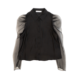 Amanda Uprichard 'Jaslene' Silk Blouse - Women's L