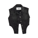 Ambush Sleeveless Denim Vest - Women's M