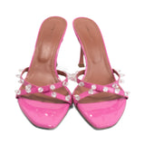 Amina Muaddi Crystal Sandals - Women's 38