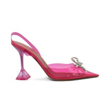 Amina Muaddi 'Rosie' Slingback Heels - Women's 40.5