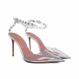 Amina Muaddi 'Julia Glass' Pumps - Women's 38.5