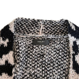 Amiri 'Leopard Intarsia' Cardigan Sweater - Men's XL