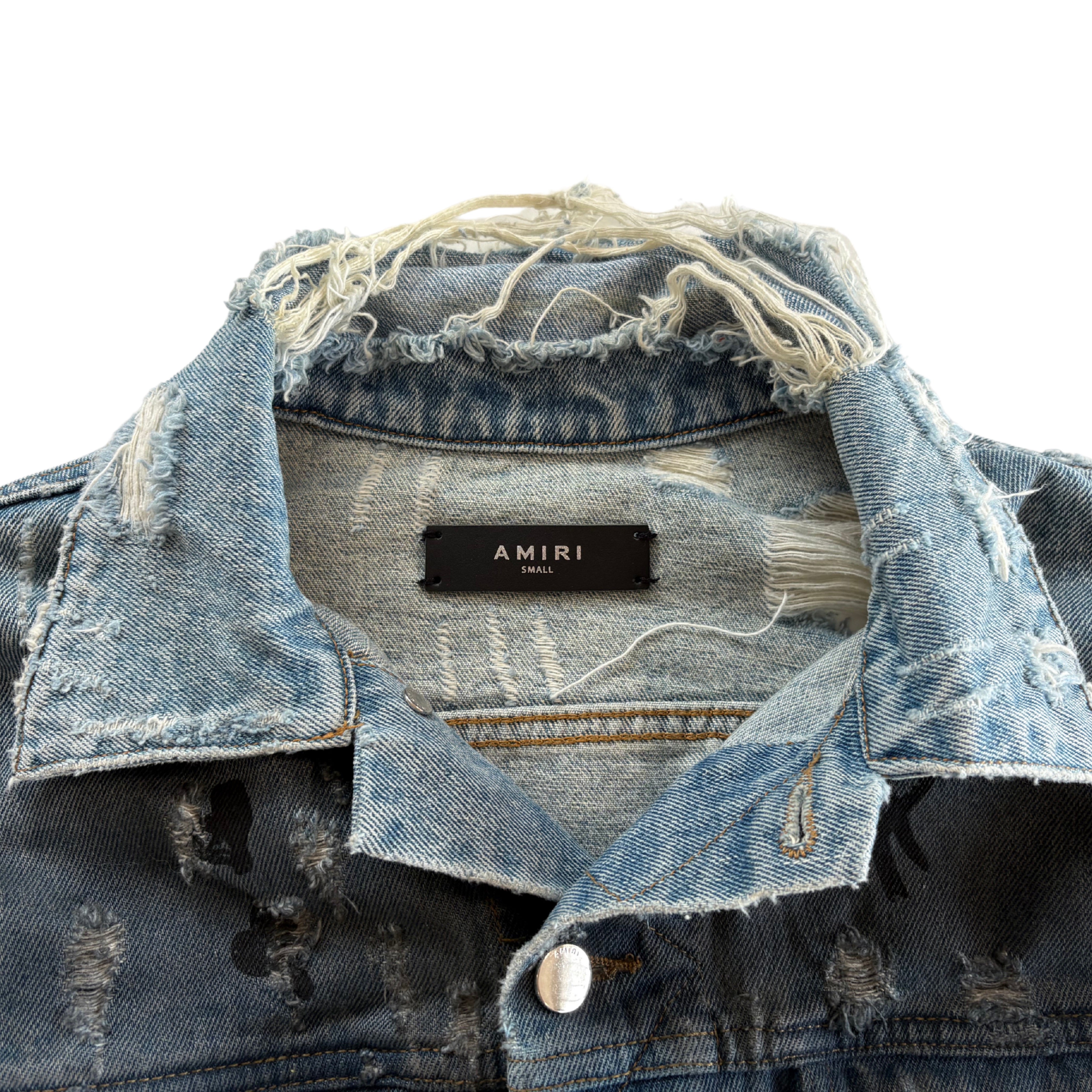 Amiri 'Palm Tree' Denim Jacket Men's S – Fashionably Yours