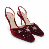 The Attico Crystal Pumps - Women's 40