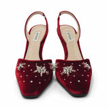 The Attico Crystal Pumps - Women's 40