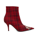 Balenciaga 'BB Knife' Plaid Boots - Women's 39