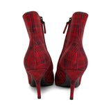 Balenciaga 'BB Knife' Plaid Boots - Women's 39